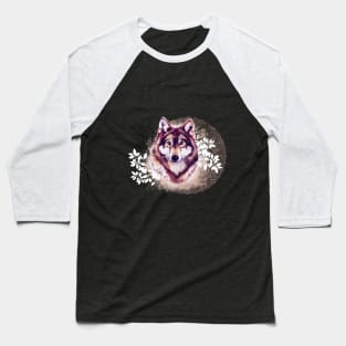 Wolf in winter Baseball T-Shirt